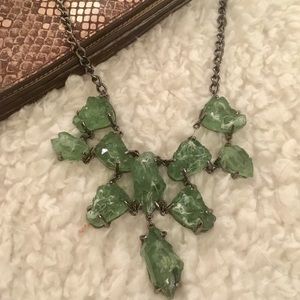 🌟HP🌟 Gorgeous Green Stone Statement Necklace